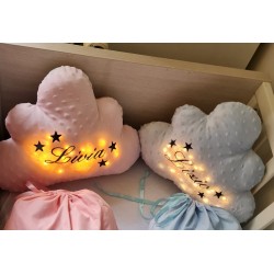 Coussin lumineux avec prénom