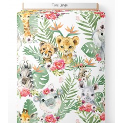 coton jungle fleurs et...